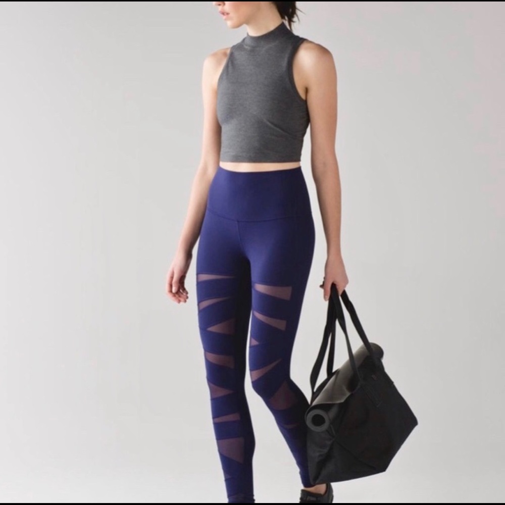 Lululemon tech mesh wunder under hero blue